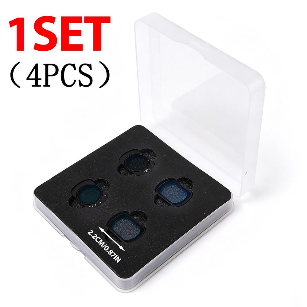 

4Pcs Optical Glass Lens Accessory for DJI OSMO Pocket 4/3 Ultra-Thin Magnetic Design CPL Polarizing/Adjustable ND2-32/UV Filter