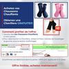 Chausson Chauffant Micro Onde (ne pas marcher avec) Chaussons Bouillotte Femme, Chaussons Chauffants Homme, Taille Unique [Rose]