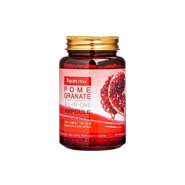 FARMSTAY ALL-IN ONE AMPOULE, #COLLAGEN&HYALURONIC ACID #ESCARGOT #POMEGRANATE #ALOE #GREEN TEA SEED, Moisturizing