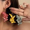 Lily of the Valley Flower Earrings, Summer Beach Vacation Sweet Fresh Elegant Long Tassel