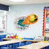 Waterproof Sticker Wall Decal 3D Tennis Bedroom Sticker Three-dimensional Wall Sticker Decoration Sticker Wall Sticker