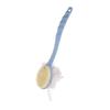 2-in-1 Bath Soft Back Brush Gentle Exfoliating Body Brush Bath Shower Sponge Scrubbing Brush Bathroom Shower Cleaning Tool