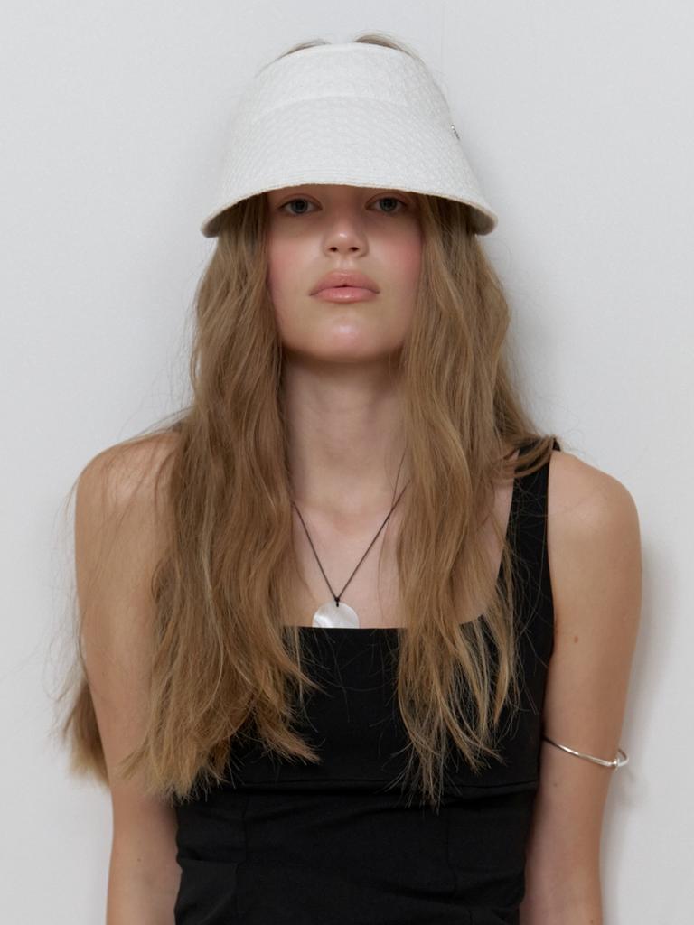 Leobeumimonseuteo Park Flower Lace Sun Cap_White (L262Mcp070)