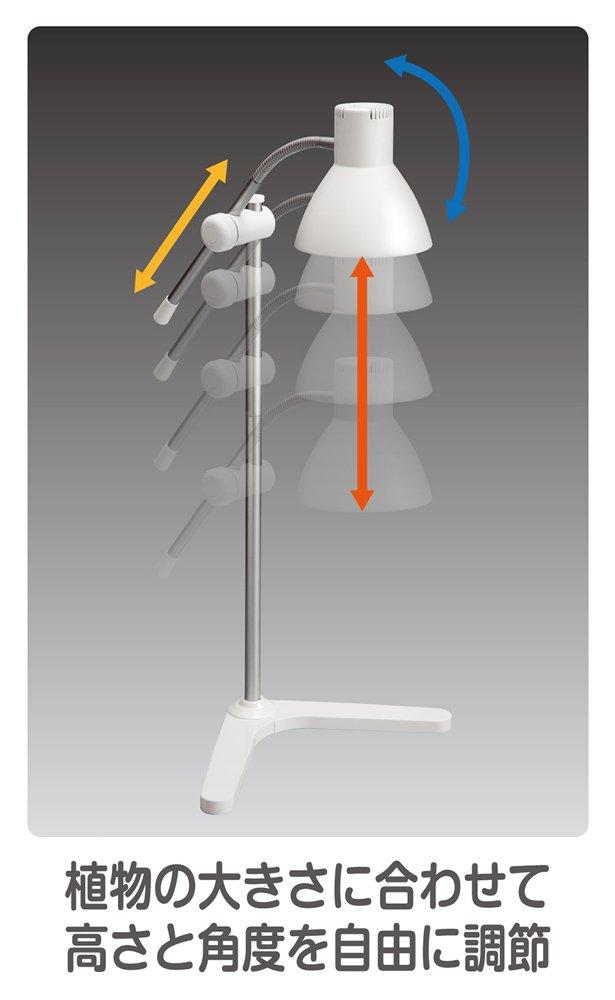 GENTOS Lampa Stołowa Światło do Uprawy Roślin 800 Lumenów IK-S72GWH