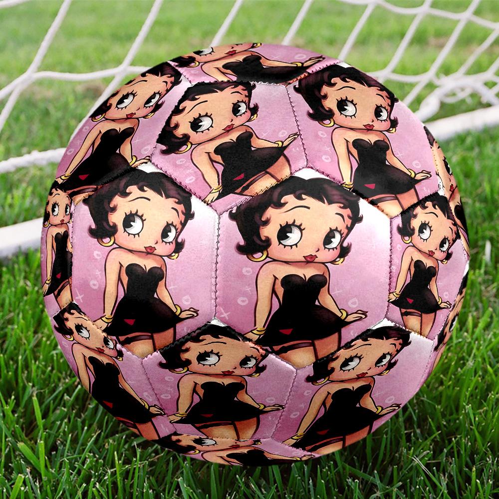 Sexy Doll Print Size 5 Soccer Ball, Standard Match Football for Sports Game and Team Practice, Ideal Gift for Soccer Fans
