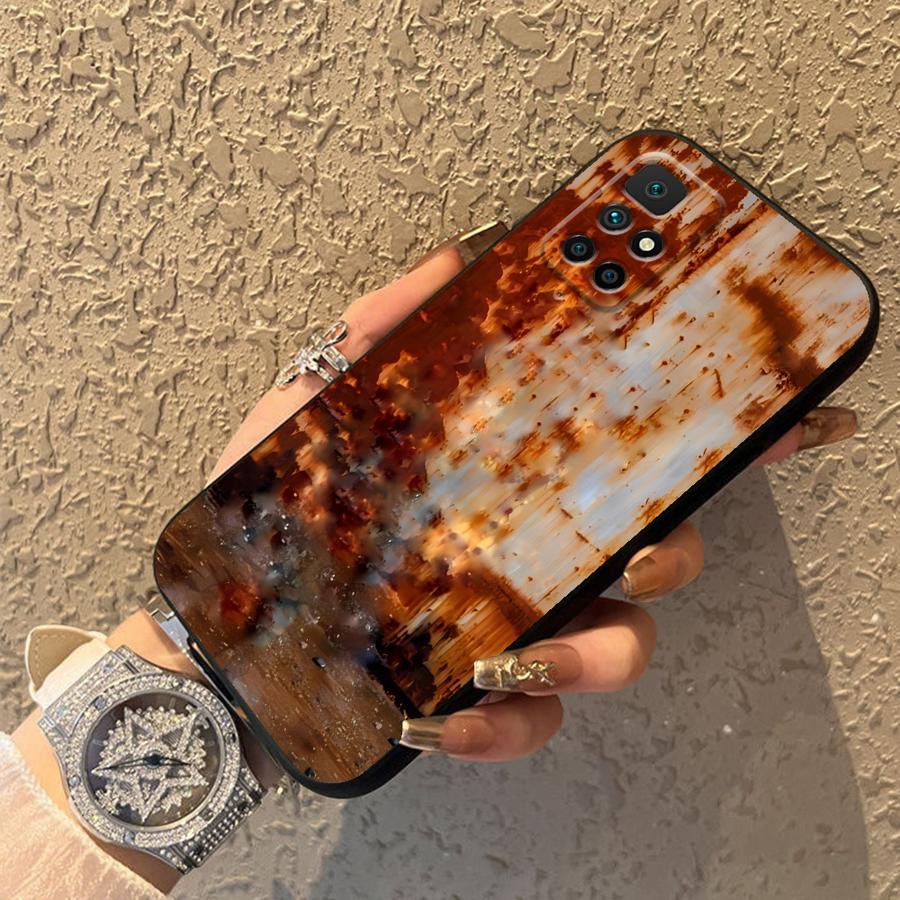 Funda Phone Cover Case for Xiaomi Redmi 12 K40 K50 Gaming 10 A5 12C K60 9T A1 A2 Plus 13C 9A 9C Rust Marks