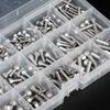 GUWANJI 304 Stainless Steel Hex Socket Bolt & Nut Assortment Set