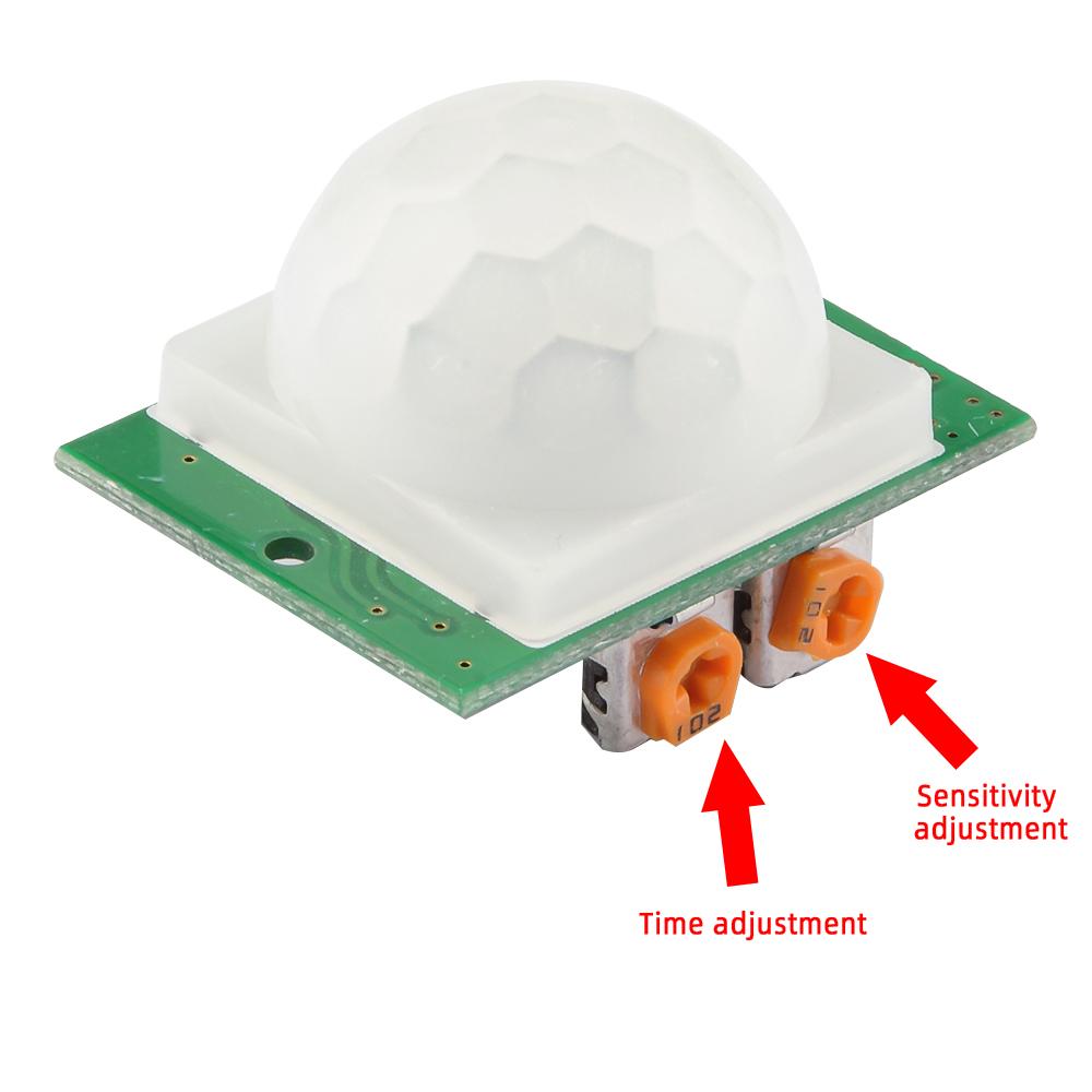 HC-SR111 Adjust IR Pyroelectric Infrared PIR Motion Sensor Detector Module for arduino for raspberry pi kits Power Supply