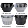 4 Styles Front Riding Basket Plastic Children's Bicycle Scooter Basket Front Handle Carrier
