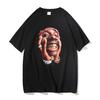Rapper Lil Yachty Big Face Graphic Print T Shirt Unisex Hip Hop Casual Loose Tshirts Male Oversized Streetwear Unisex Vintage Tees