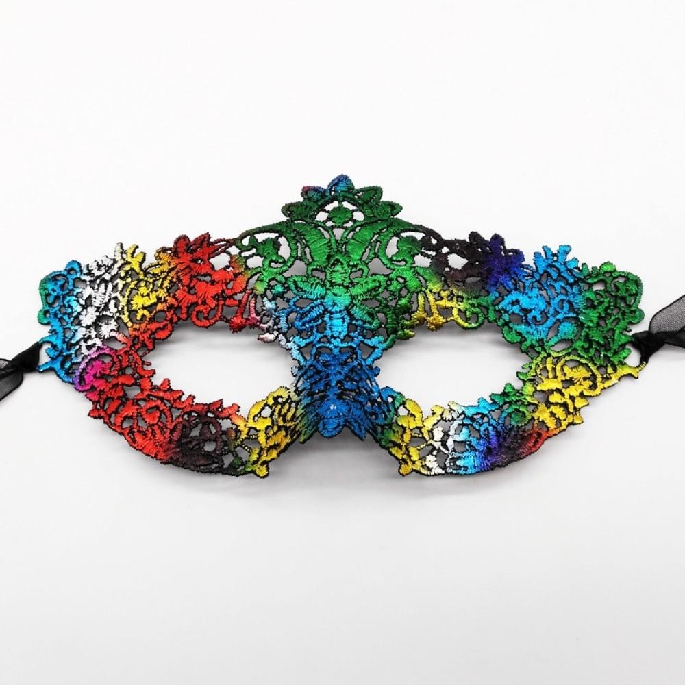 Flower Pattern Lace Masquerade Mask Lace Party Masks Half Face Mask Festive Party