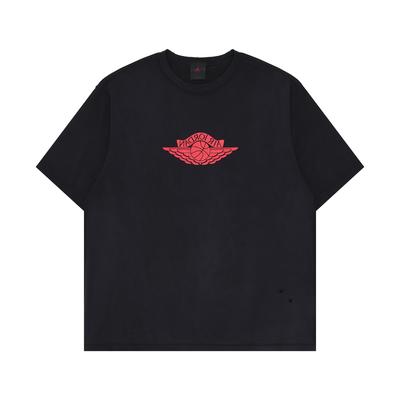 Air SS25 Rare Air Series Mode Bequem Einfach Kurzarm T-Shirt Herren Oberteile Schwarz Chile-Rot IB3130-010