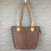 Etro Made In Italy Shoulder Handbag Brown Allover Pattern with Dust Bag(USED)