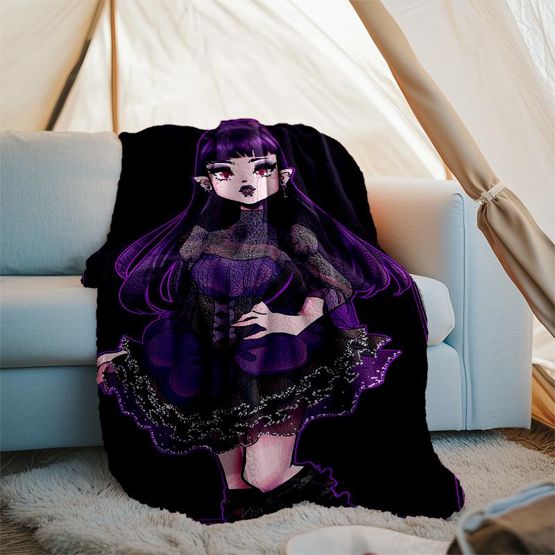 Monster High Theme Printed Blanket - Perfect for Couch, Bed, Travel & Outdoor Use | Machine Washable, Cozy & Durable.