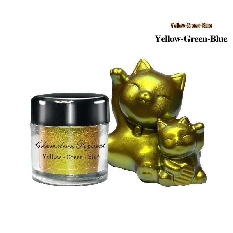 

20-Color Changing Dragon Ball Pearl Powder Pigment for Epoxy Resin, Paint, and Watercolor – 3g