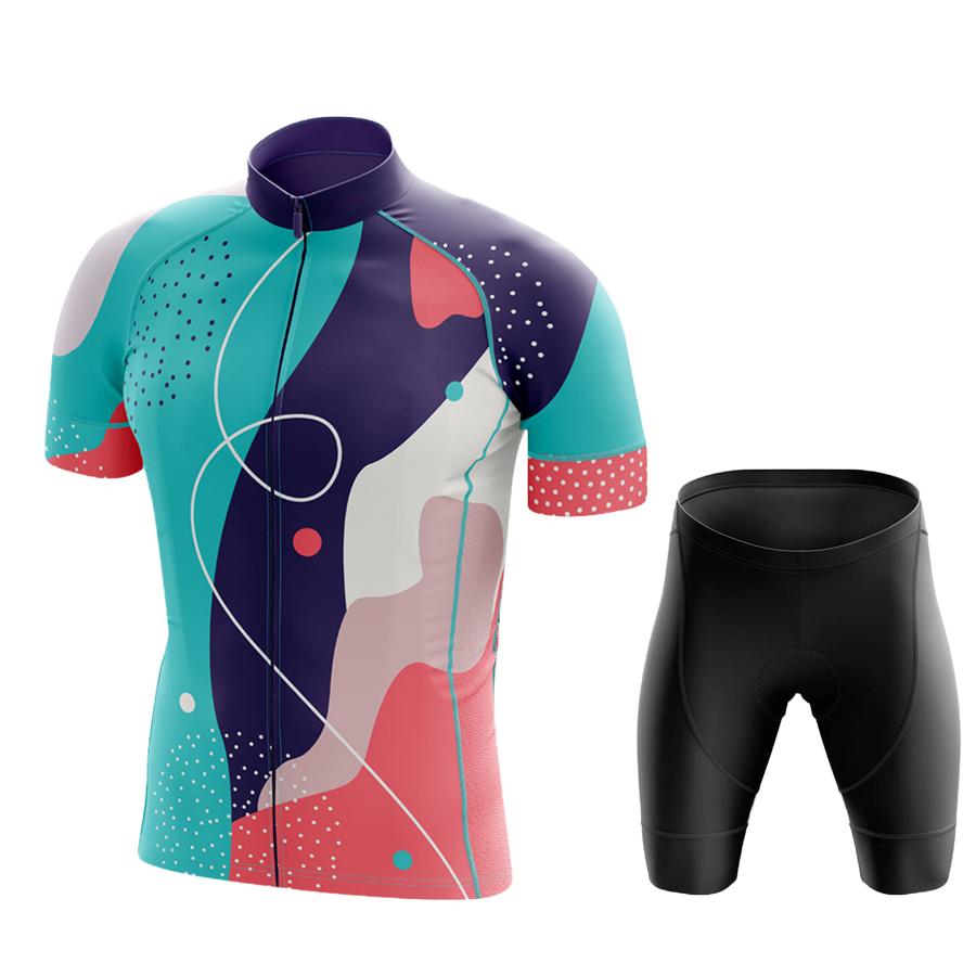 2026 Radsportbekleidung Shorts Mann Männer Sommerkleidung Herrenjacke Uniform Trikot Set Laserschnitt Trägerhose Mtb Männliche Fahrradhosen