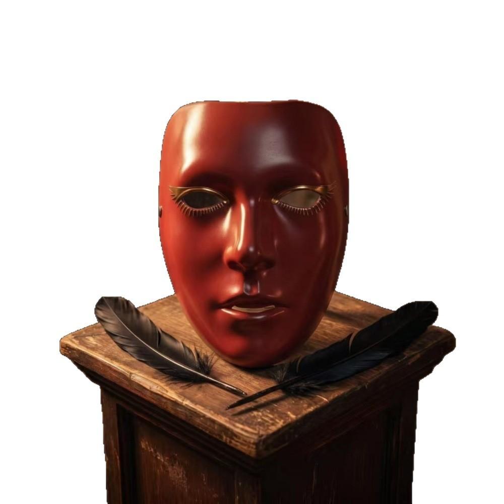 Resin Venetian Mask Full Face Mask For Cosplay And Themed Party Costume