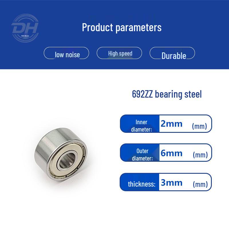 High Precision Stainless Steel Miniature Bearings - S69 Series