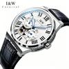 IW High Quality Watch Men Automatic Mechanical Watches MIYOTA Movement Waterproof Wristwatch Sapphire Glass Leather Strap Reloj