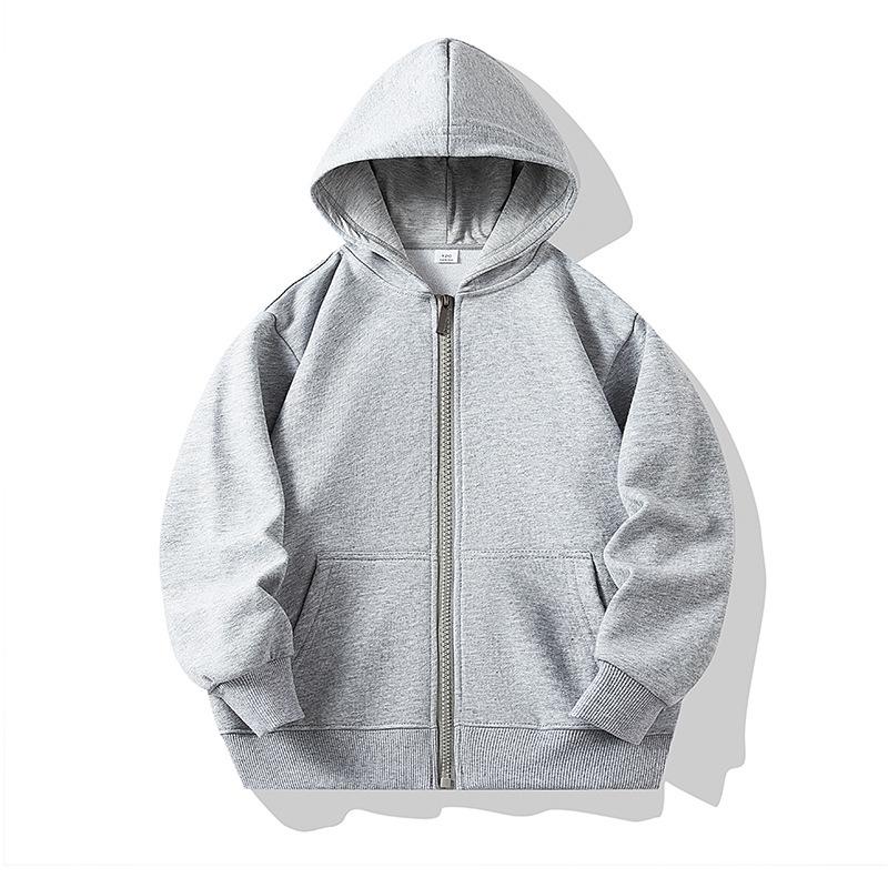 

Kids Terry Patch Pocket Zip Hoodie - Spring/Autumn Outerwear & Uniform 110 cm