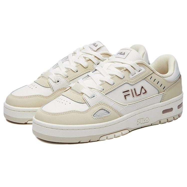Fila Heritage-FHT Low Top Sports Casual Shock Absorbing Durable Low Top Skate Shoes Women Sneaker Beige F12W131215FSA