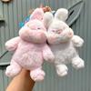 Bunny Cute Cartoon Keychain Pendant Keyring Plush Toy Gift For Occasions Various