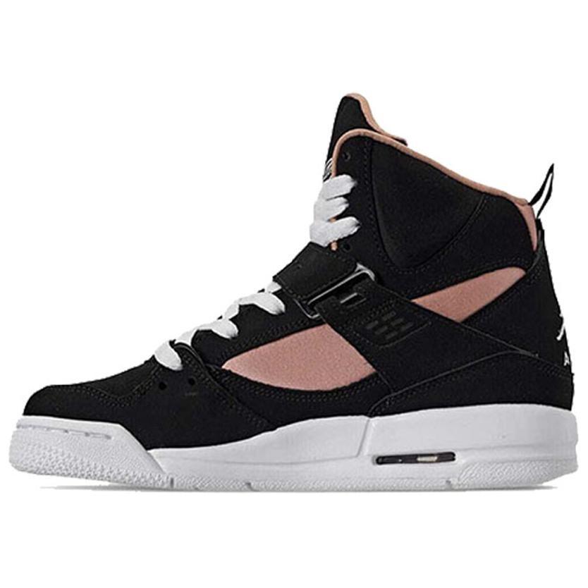(GS) Air Jordan Flight 45 High IP Black Rose Gold Kids 837024-090 EU 38.5