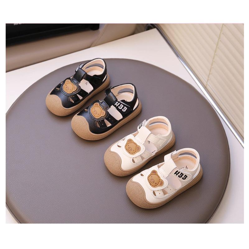 Baotou anti-kick baby sandals summer new soft-soled non-slip baby toddler shoes Korean version of boys beach shoes