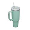 New Cross border 40oz Handle Cup Ice King Cup with Insulated and Cold Insulation Straw Coffee Cup Stainless Steel Insulated Cup