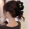 Plush Cats Pattern Claw Clip Multicolor Women's Hair Clip Fashionable Hairpin for Autumn and Winter Hairstyles