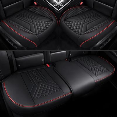 Universal Pu Leather Car Seat Cover Cushion for FORD Focus Edge Explorer Ecosport Escape Everest Fiesta C-MAX Auto Accessories