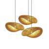 Bamboo Hand Weaving Pendant Lights 80cm Hanging LED Ceiling Lamp Chandelier Fixture Rattan Hand Craft Woven Home Bedroom Decor
