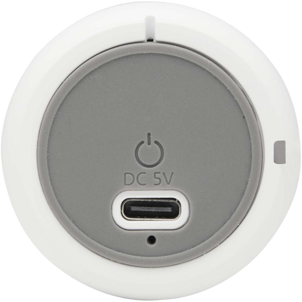 White "Velkis" 3 W Recycled Plastic Wireless Bluetooth Speaker