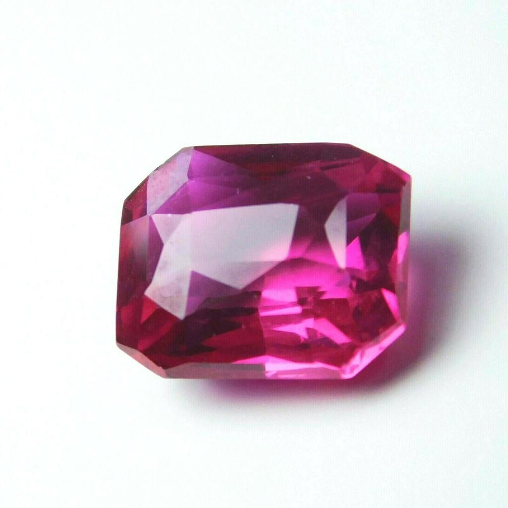 Natural CERTIFIED Pink Rare Tourmaline Emerald Cut 4.20 Ct Loose Gemstone A-73