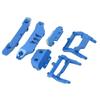 RC 1 18 Bumper Replacement Aluminum Alloy RC Front Rear Bumpers Plates Upgrade Parts for Traxxas Latrax Teton 1 18 Blue
