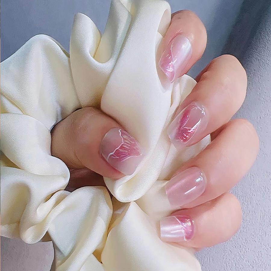 Cat's Eye Model, Beautiful Temperament, Little Fairy, Royal Sister Style Nail Art, High-end Niche 10 Pieces, Sub-size Wearing Nail