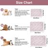 Pet Blanket Cute Dog Paw Print Blanket Pet Mat Warm Comfortable Blanket for Cat Dogs Soft Fluffy Pet Mat Flannel Dog Blanket