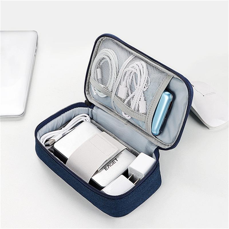 NEU Reise-Organizer-Tasche Kabelaufbewahrungs-Organizer Beutel Tragetasche Tragbar Wasserdicht Einlagige Aufbewahrungstaschen für Kabel