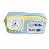 Wear Resistant Canvas Pencil Pouch Large Capacity Lightweight Stationery Organizer for Student School Art Study