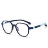 Children's Silicone TR90 Myopia Glasses Frame Anti-blue Light Eye Protection Flat Glasses Male and Female Students Amblyopia Hyperopia Frames