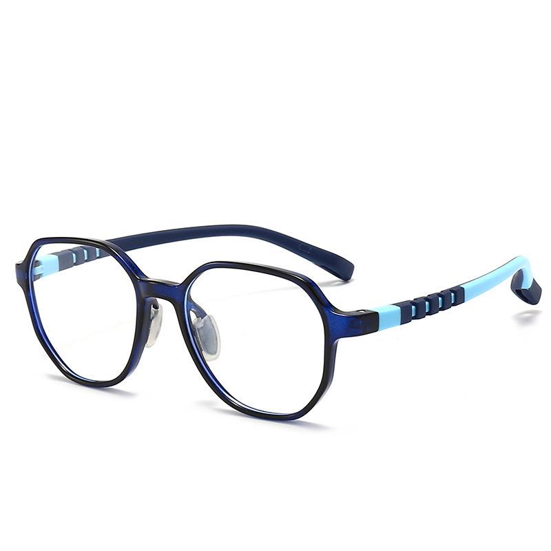 Children's Silicone TR90 Myopia Glasses Frame Anti-blue Light Eye Protection Flat Glasses Male and Female Students Amblyopia Hyperopia Frames