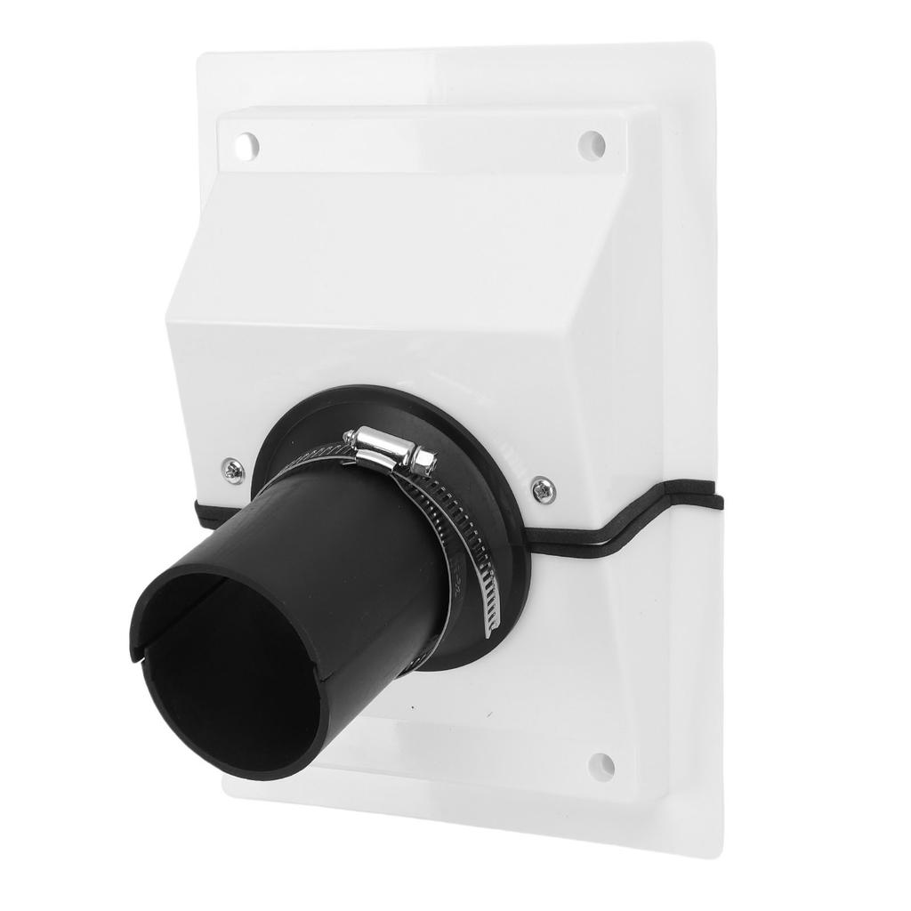 HVAC Wall Penetration Line Set Cover Kit Plastic Split AC Line Set Wall Cover with Soft Gasket for Indoor Outdoor Conditioner