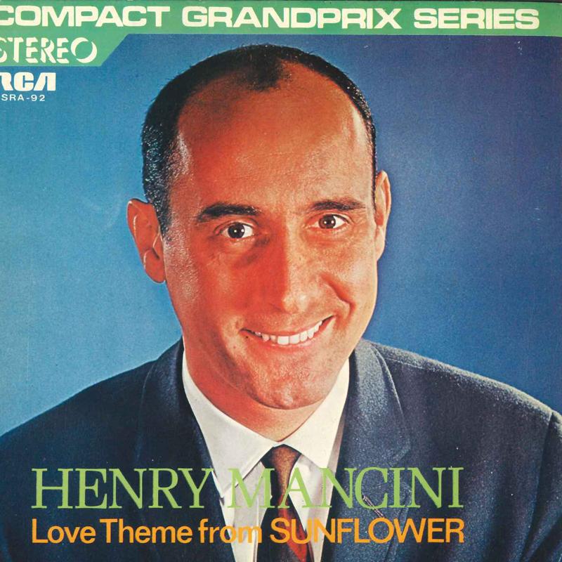 7inch Record HENRY MANCINI - Love Theme flom SUNFLOWER SRA92 RCA Japan Mood Music Used