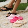 Lightweight Summer Beach Flip Flops Women Solid Color Eva Casual Slippers Woman Comfort Flat Sandals Clip Toe Outdoor Slippers