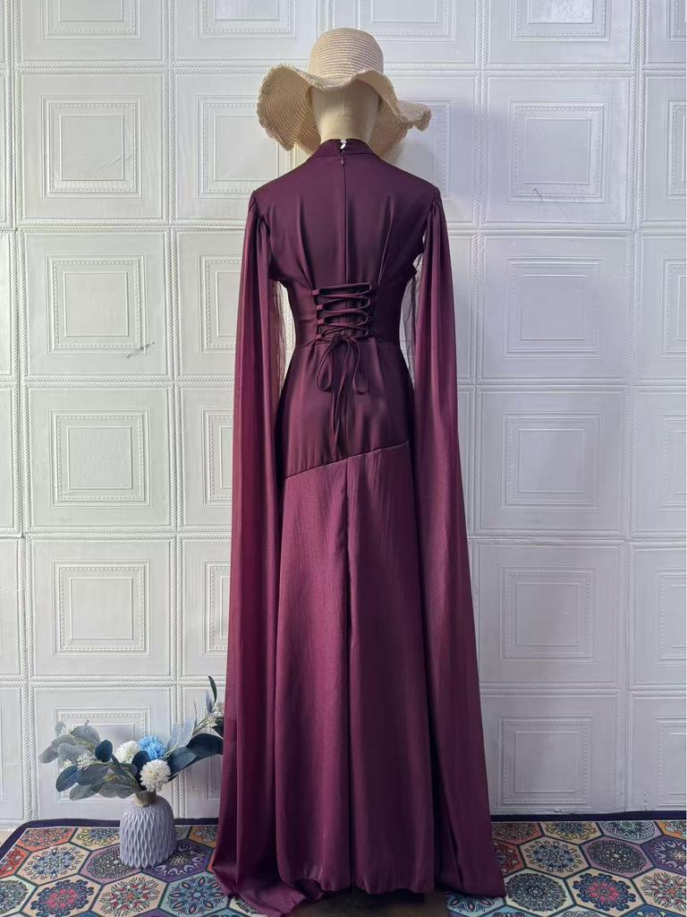 Elegant Autumn Fashion Dress 2025: Long Sleeve, European & American Style for Women