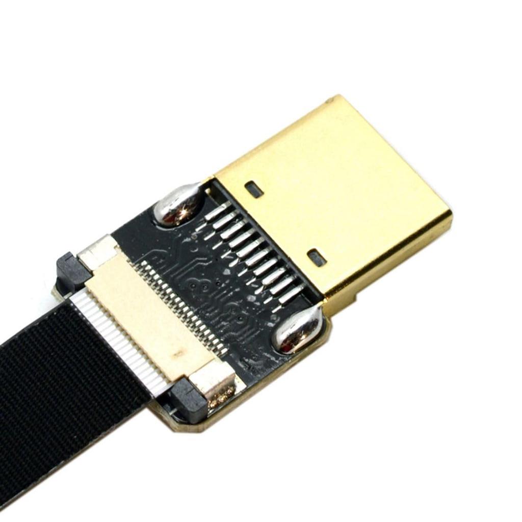 CY FPV HDMI Typ A Stecker auf HDMI Stecker HDTV FPC Flachkabel 50cm für Multicopter Luftaufnahmen