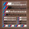 1 set Adesivo Emblema Auto Decorazione Auto Decalcomania Per Bmw M Performance Power X1 X3 X5 X6 E84 E83 F25 M3 E90 E91 E60 F15 F16 E70 F30