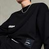 Li Ning Sports Life Collection Sweatshirts Men's Black Crew Neck Moderate Regular AWDT683-2
