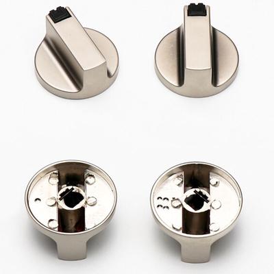 6mm/8mm Metal Rotary Switch Control Knobs Replacement Accessory Kitchen Cooker Gas Stove Oven Plate