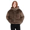 2025 New Women's Short Fashion Down Cotton Coat - Korean Style Light Luxury Fleece Thick Winter Warm Plush Jacket